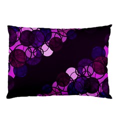 Purple Bubbles Pillow Case by Valentinaart