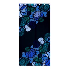 Blue Bubbles Shower Curtain 36  X 72  (stall)  by Valentinaart