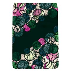 Green And Pink Bubbles Flap Covers (s)  by Valentinaart