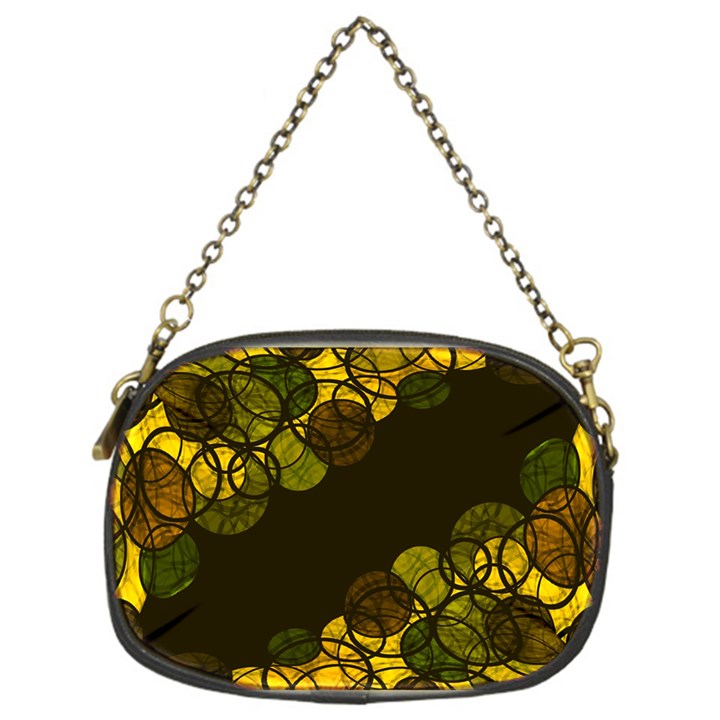 Yellow bubbles Chain Purses (One Side) 