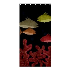 Corals Shower Curtain 36  X 72  (stall)  by Valentinaart