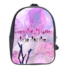 Magic Leaves School Bags (xl)  by Brittlevirginclothing