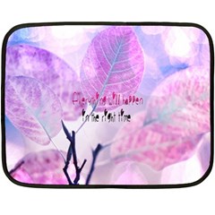 Magic Leaves Fleece Blanket (mini) by Brittlevirginclothing