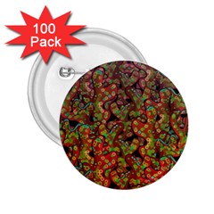 Red corals 2.25  Buttons (100 pack) 