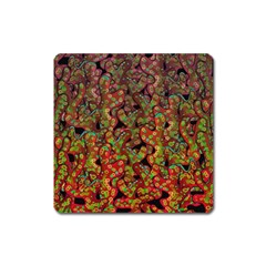 Red corals Square Magnet