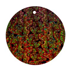 Red corals Round Ornament (Two Sides) 
