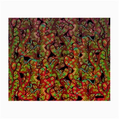 Red corals Small Glasses Cloth (2-Side)