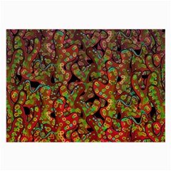 Red corals Large Glasses Cloth (2-Side)