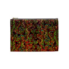 Red Corals Cosmetic Bag (medium)  by Valentinaart