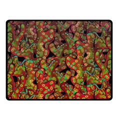 Red corals Fleece Blanket (Small)