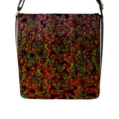 Red Corals Flap Messenger Bag (l)  by Valentinaart