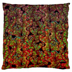 Red corals Standard Flano Cushion Case (One Side)