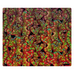 Red corals Double Sided Flano Blanket (Small) 