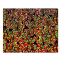 Red corals Double Sided Flano Blanket (Large) 