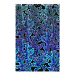 Blue Coral Shower Curtain 48  X 72  (small)  by Valentinaart