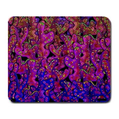 Purple Corals Large Mousepads by Valentinaart