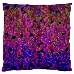 Purple Corals Standard Flano Cushion Case (one Side) by Valentinaart