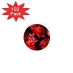 red flower  1  Mini Magnets (100 pack)  Front