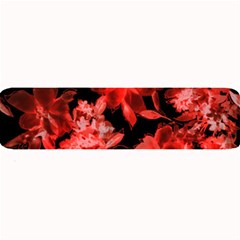 Red Flower  Large Bar Mats by Brittlevirginclothing
