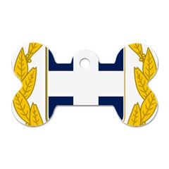 Variant Coat Of Arms Of Greece  Dog Tag Bone (two Sides)