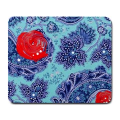 Red Pearled Roses  Large Mousepads by Brittlevirginclothing