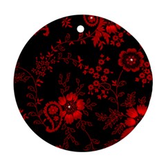 Small Red Roses Ornament (round)  by Brittlevirginclothing