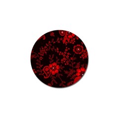 Small Red Roses Golf Ball Marker (4 Pack) by Brittlevirginclothing