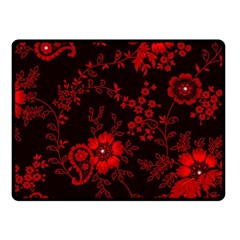 Small Red Roses Fleece Blanket (small) by Brittlevirginclothing