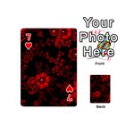 Small Red Roses Playing Cards 54 (Mini)  Front - Heart7