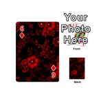 Small Red Roses Playing Cards 54 (Mini)  Front - Diamond6
