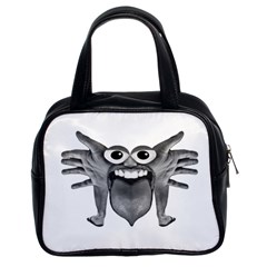 Body Part Monster Illustration Classic Handbags (2 Sides) by dflcprints