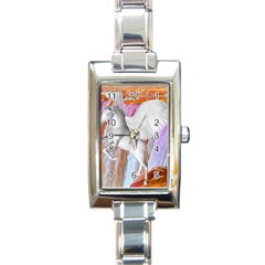 Pegasus Rectangle Italian Charm Watch by icarusismartdesigns