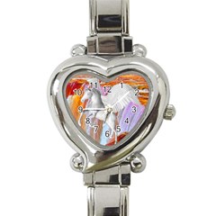 Pegasus Heart Italian Charm Watch by icarusismartdesigns