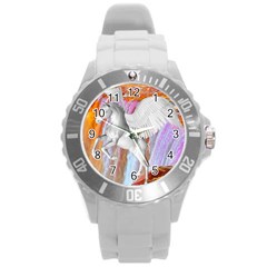 Pegasus Round Plastic Sport Watch (l)