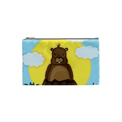 Groundhog Day  Cosmetic Bag (small)  by Valentinaart