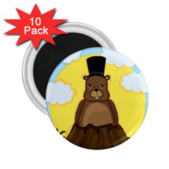 Groundhog 2 25  Magnets (10 Pack)  by Valentinaart