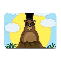 Happy Groundhog Day Plate Mats by Valentinaart