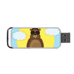 Happy Groundhog Day Portable Usb Flash (one Side) by Valentinaart