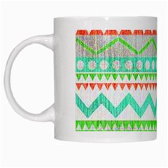 Cute Bohemian  White Mugs by Brittlevirginclothing