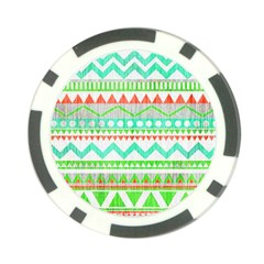 Cute Bohemian  Poker Chip Card Guards (10 Pack)  by Brittlevirginclothing