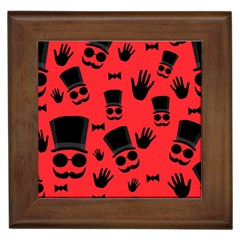 Gentlemen - Red Framed Tiles by Valentinaart