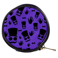 Gentleman Purple Pattern Mini Makeup Bags by Valentinaart