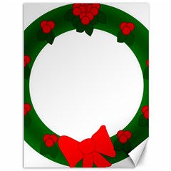 Holiday Wreath Canvas 36  X 48   by Amaryn4rt