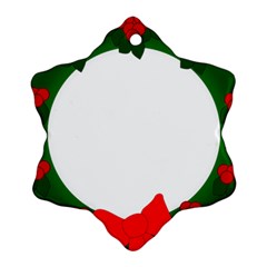 Holiday Wreath Ornament (snowflake) 