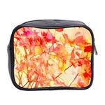 Monotype Art Pattern Leaves Colored Autumn Mini Toiletries Bag 2-Side Back