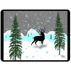 Rocky Mountain High Colorado Double Sided Fleece Blanket (large)  by Amaryn4rt