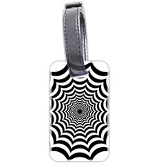 Spider Web Hypnotic Luggage Tags (two Sides) by Amaryn4rt