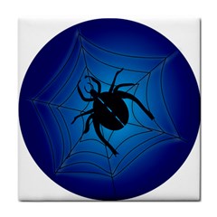 Spider On Web Face Towel