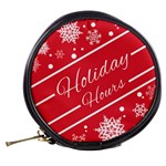 Winter Holiday Hours Mini Makeup Bags Back