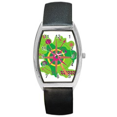 Green Navigation Barrel Style Metal Watch by Valentinaart